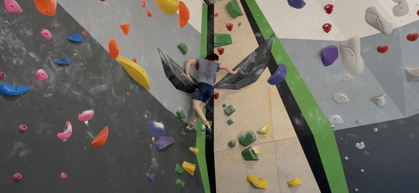 Payton climbing